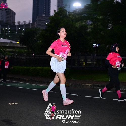 Race photo from SMARTFREN RUN 2026