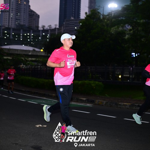 Race photo from SMARTFREN RUN 2026