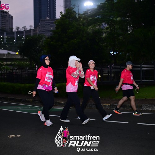 Race photo from SMARTFREN RUN 2026