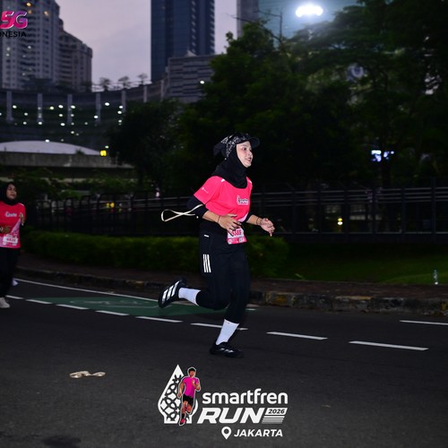 Race photo from SMARTFREN RUN 2026