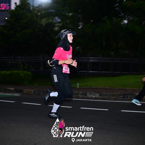 Race photo from SMARTFREN RUN 2026