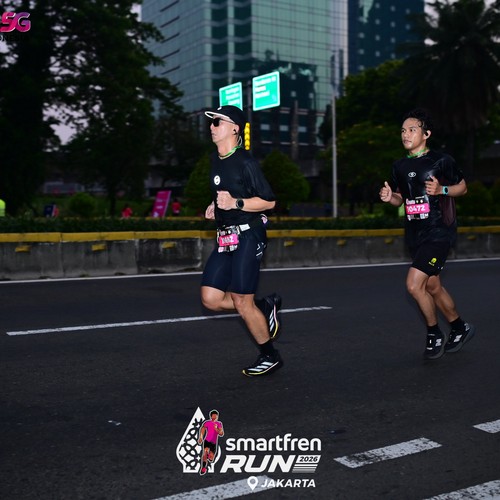 Race photo from SMARTFREN RUN 2026