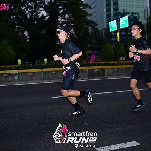 Race photo from SMARTFREN RUN 2026