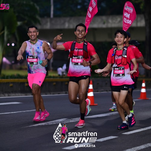 Race photo from SMARTFREN RUN 2026