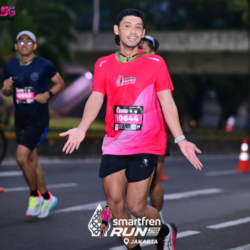 Race photo from SMARTFREN RUN 2026