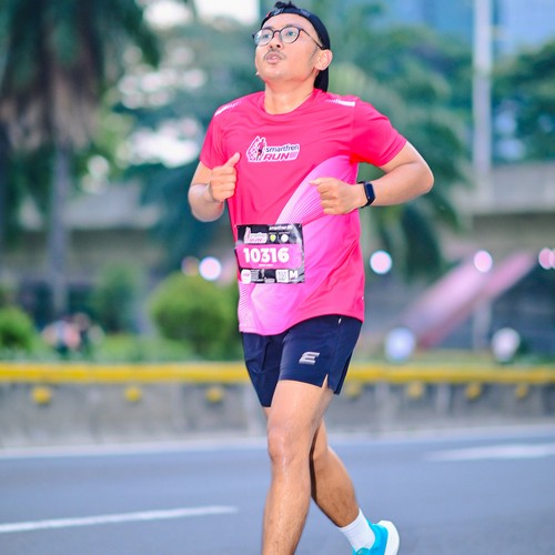Race photo from SMARTFREN RUN 2026