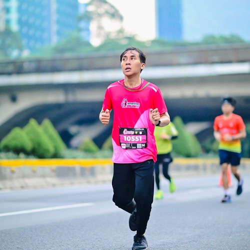 Race photo from SMARTFREN RUN 2026