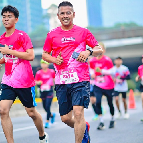 Race photo from SMARTFREN RUN 2026