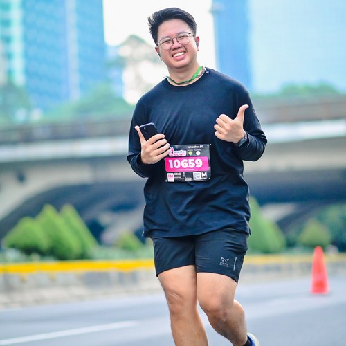 Race photo from SMARTFREN RUN 2026