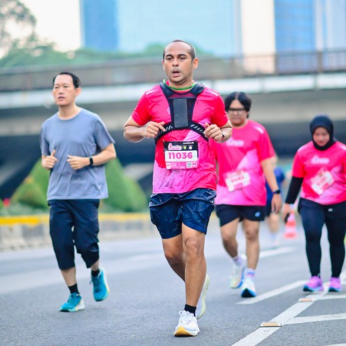 Race photo from SMARTFREN RUN 2026