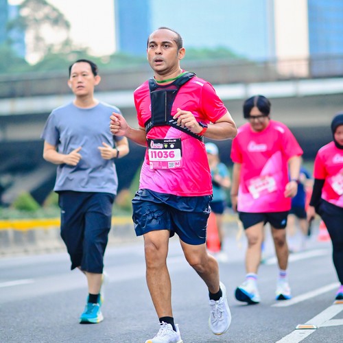 Race photo from SMARTFREN RUN 2026
