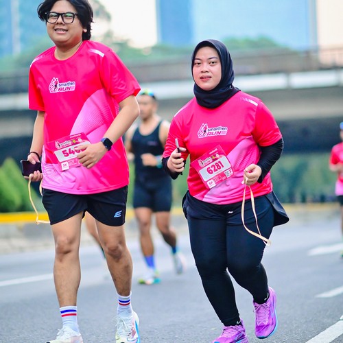 Race photo from SMARTFREN RUN 2026