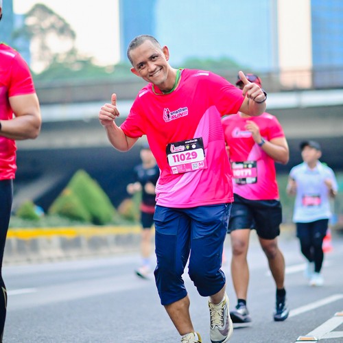 Race photo from SMARTFREN RUN 2026