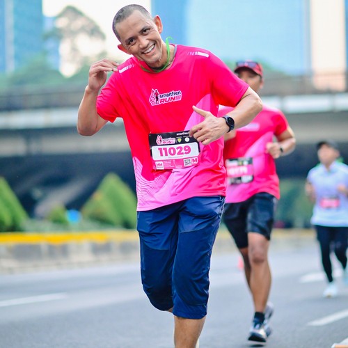 Race photo from SMARTFREN RUN 2026