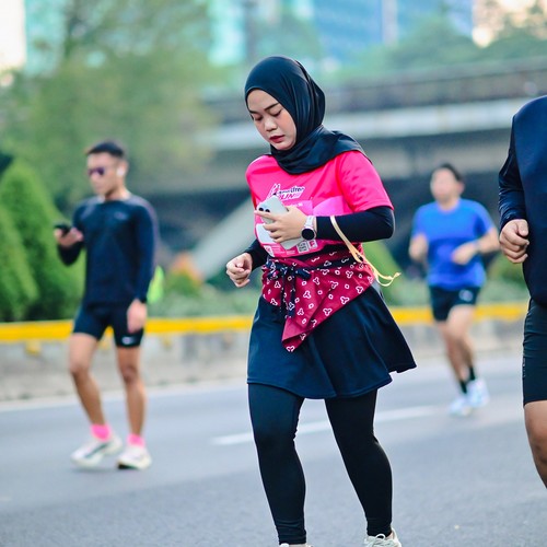 Race photo from SMARTFREN RUN 2026