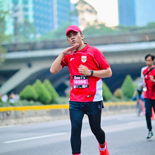 Race photo from SMARTFREN RUN 2026
