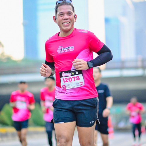 Race photo from SMARTFREN RUN 2026