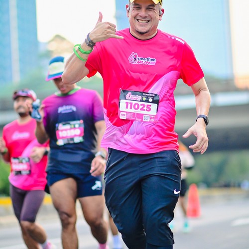 Race photo from SMARTFREN RUN 2026