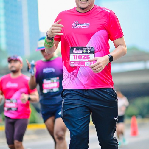 Race photo from SMARTFREN RUN 2026