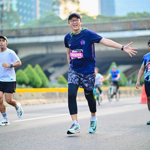 Race photo from SMARTFREN RUN 2026