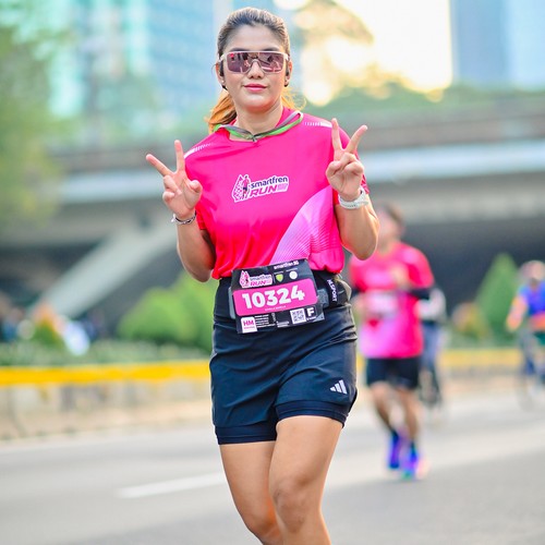 Race photo from SMARTFREN RUN 2026
