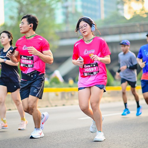 Race photo from SMARTFREN RUN 2026