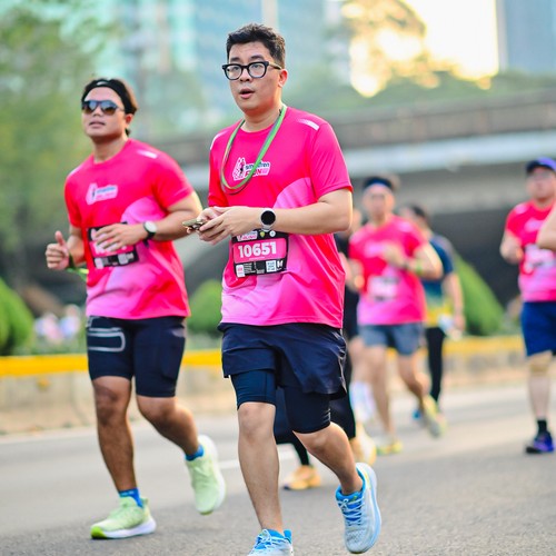 Race photo from SMARTFREN RUN 2026