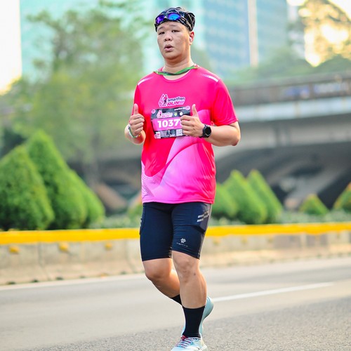 Race photo from SMARTFREN RUN 2026