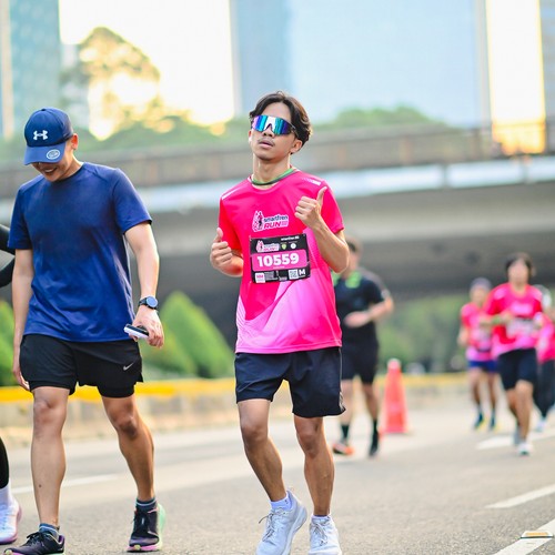 Race photo from SMARTFREN RUN 2026