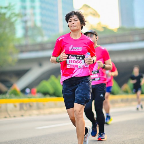 Race photo from SMARTFREN RUN 2026