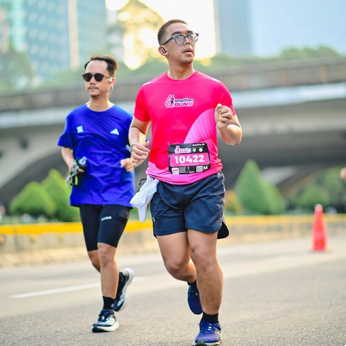 Race photo from SMARTFREN RUN 2026