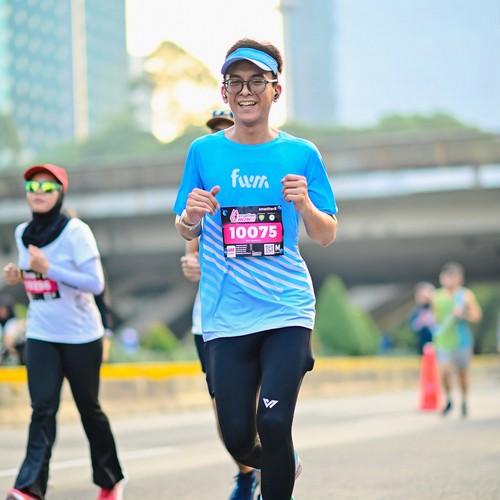 Race photo from SMARTFREN RUN 2026