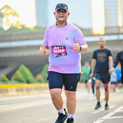 Race photo from SMARTFREN RUN 2026