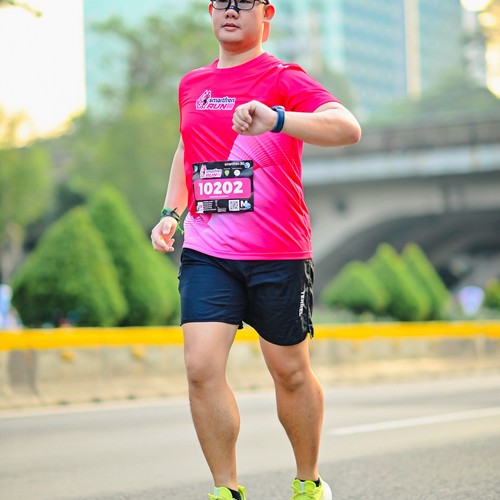 Race photo from SMARTFREN RUN 2026