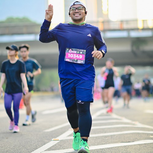Race photo from SMARTFREN RUN 2026