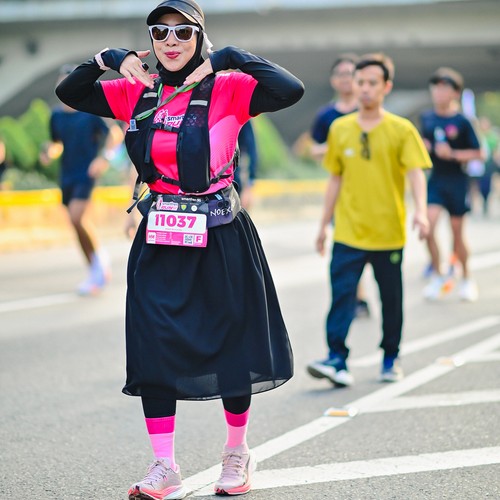 Race photo from SMARTFREN RUN 2026