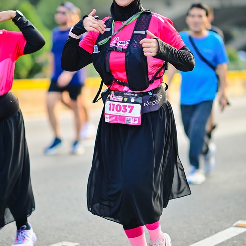 Race photo from SMARTFREN RUN 2026