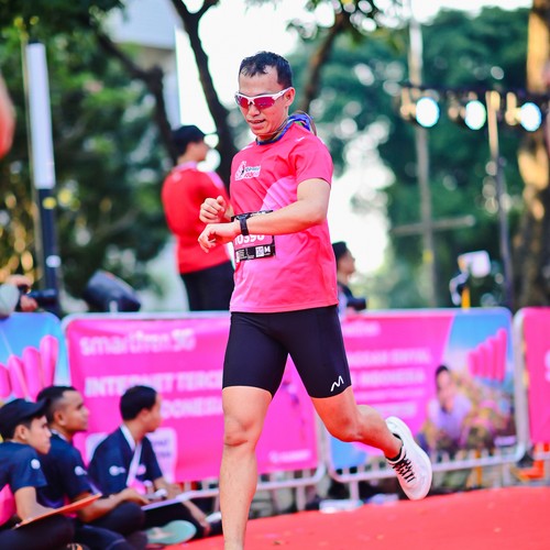 Race photo from SMARTFREN RUN 2026