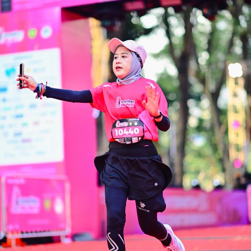 Race photo from SMARTFREN RUN 2026