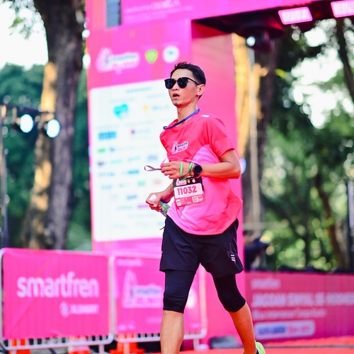 Race photo from SMARTFREN RUN 2026
