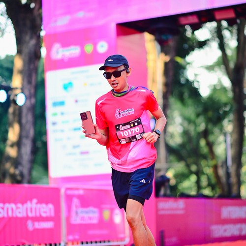 Race photo from SMARTFREN RUN 2026