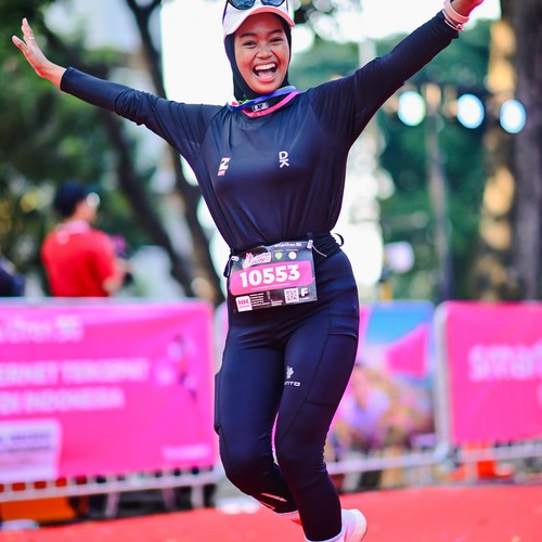 Race photo from SMARTFREN RUN 2026