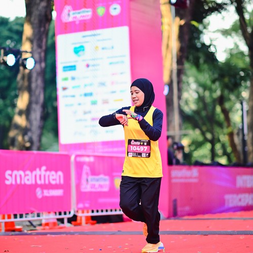 Race photo from SMARTFREN RUN 2026