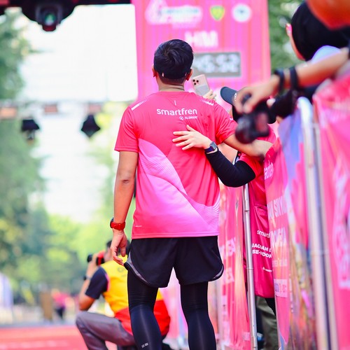 Race photo from SMARTFREN RUN 2026