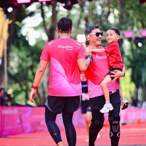Race photo from SMARTFREN RUN 2026