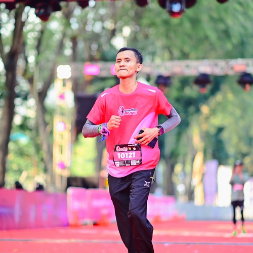 Race photo from SMARTFREN RUN 2026