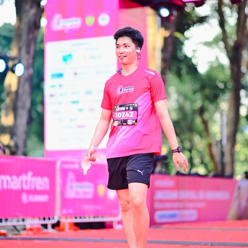 Race photo from SMARTFREN RUN 2026