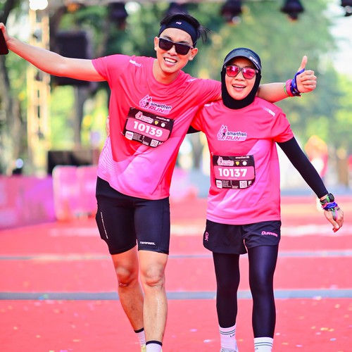 Race photo from SMARTFREN RUN 2026