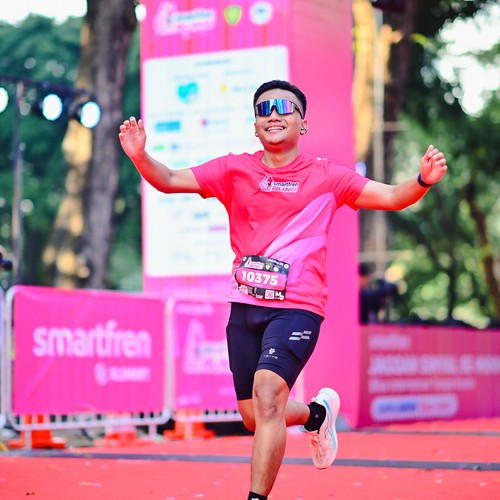 Race photo from SMARTFREN RUN 2026