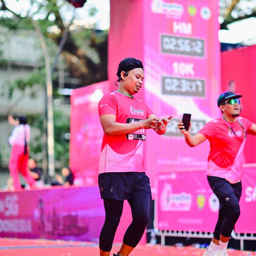 Race photo from SMARTFREN RUN 2026